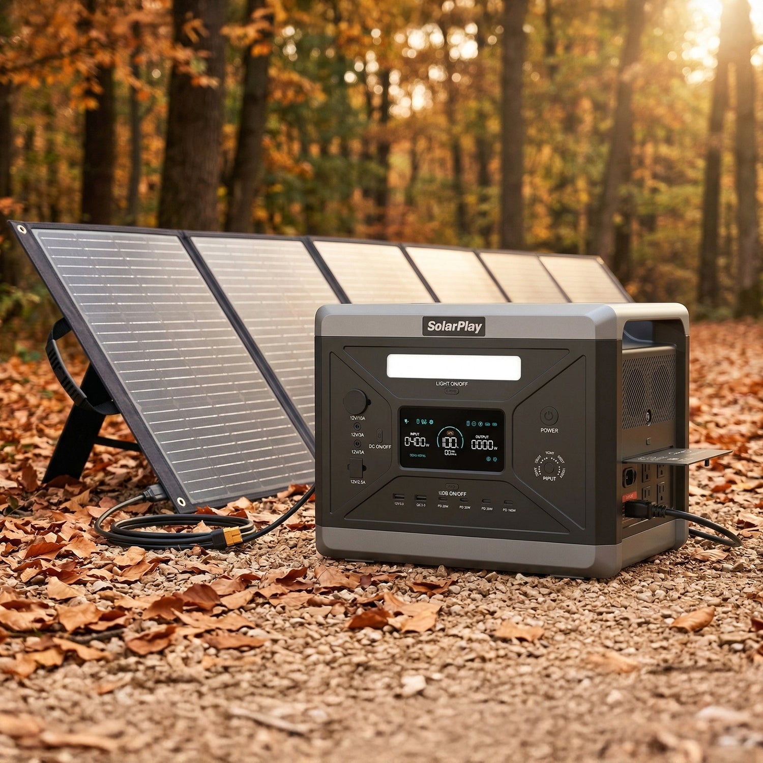 How to Charge a Portable Power Station with Solar Panels