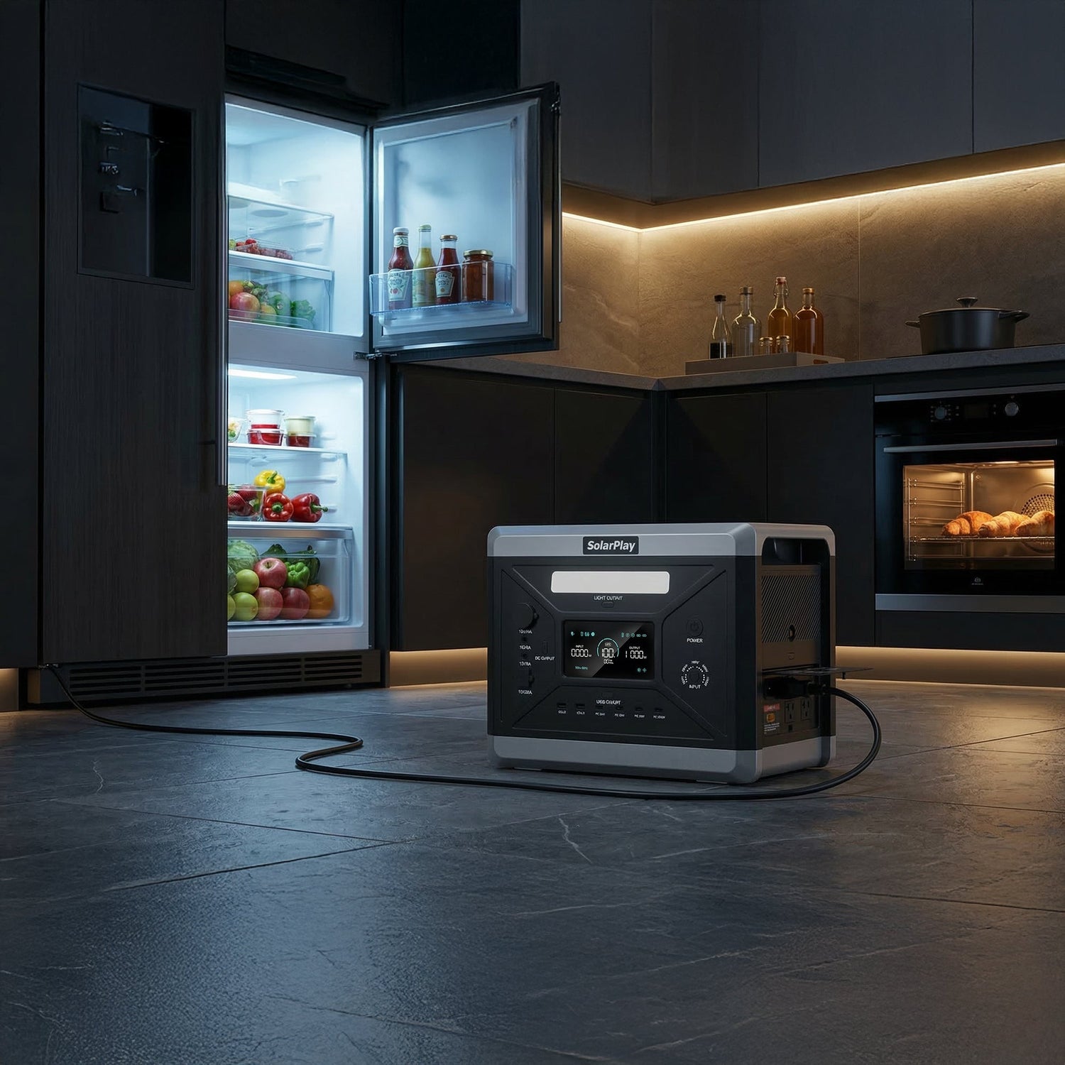 How Long Will a 2000Wh Power Station Run a Refrigerator?