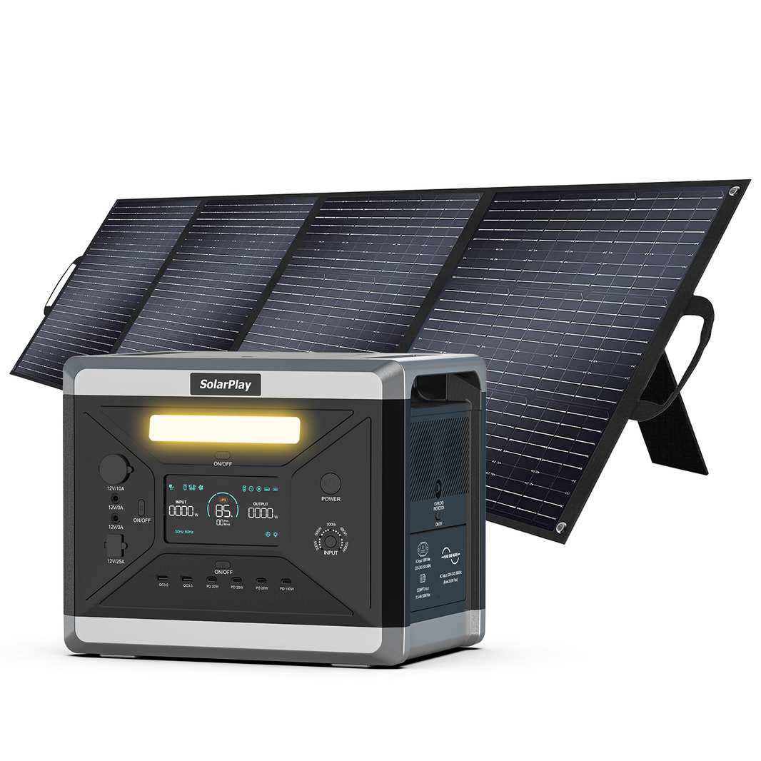 SolarPlay Q2501 Portable Power Station-(2400W/2160Wh)