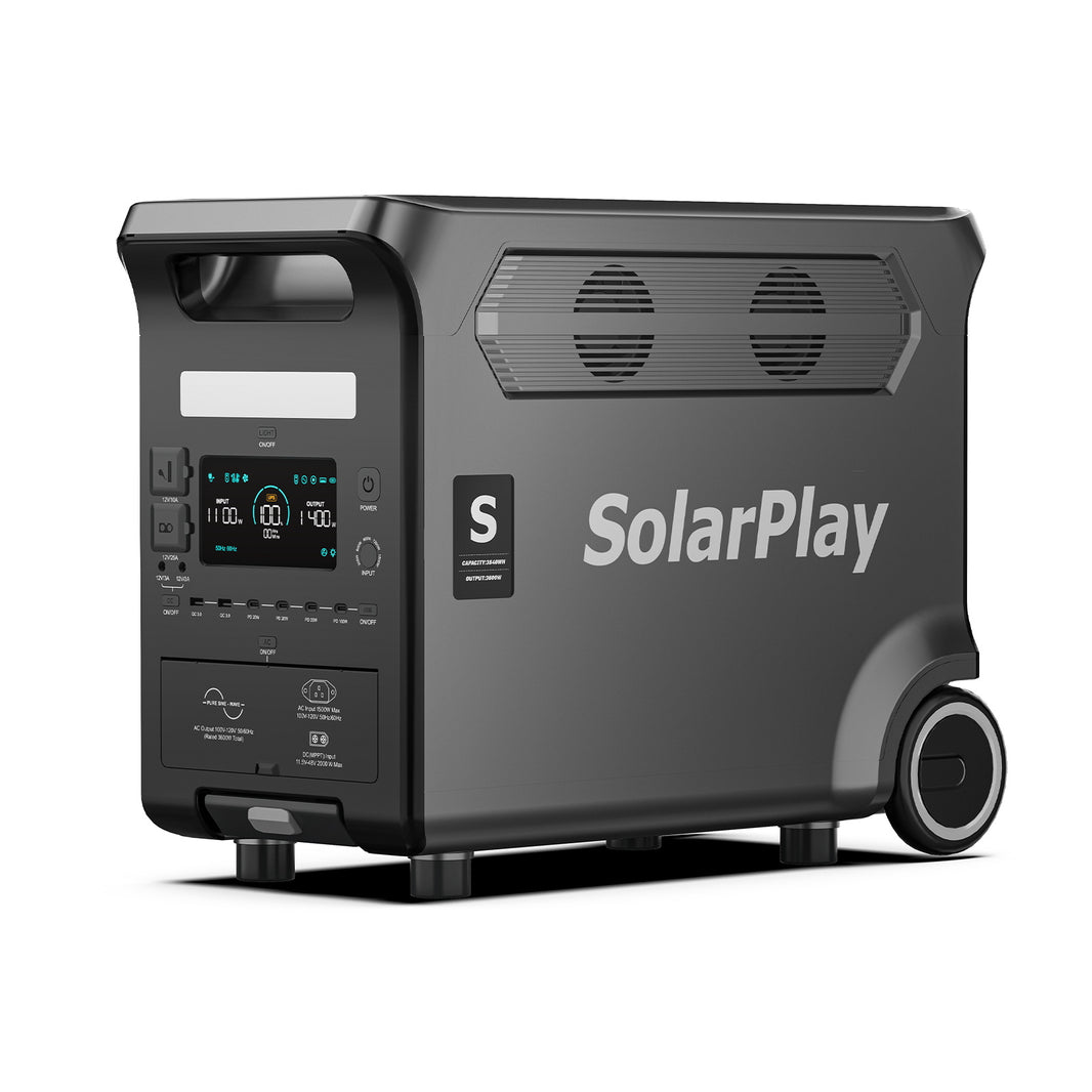 SolarPlay Q3600 Portable Power Station-(3600W/3840Wh)