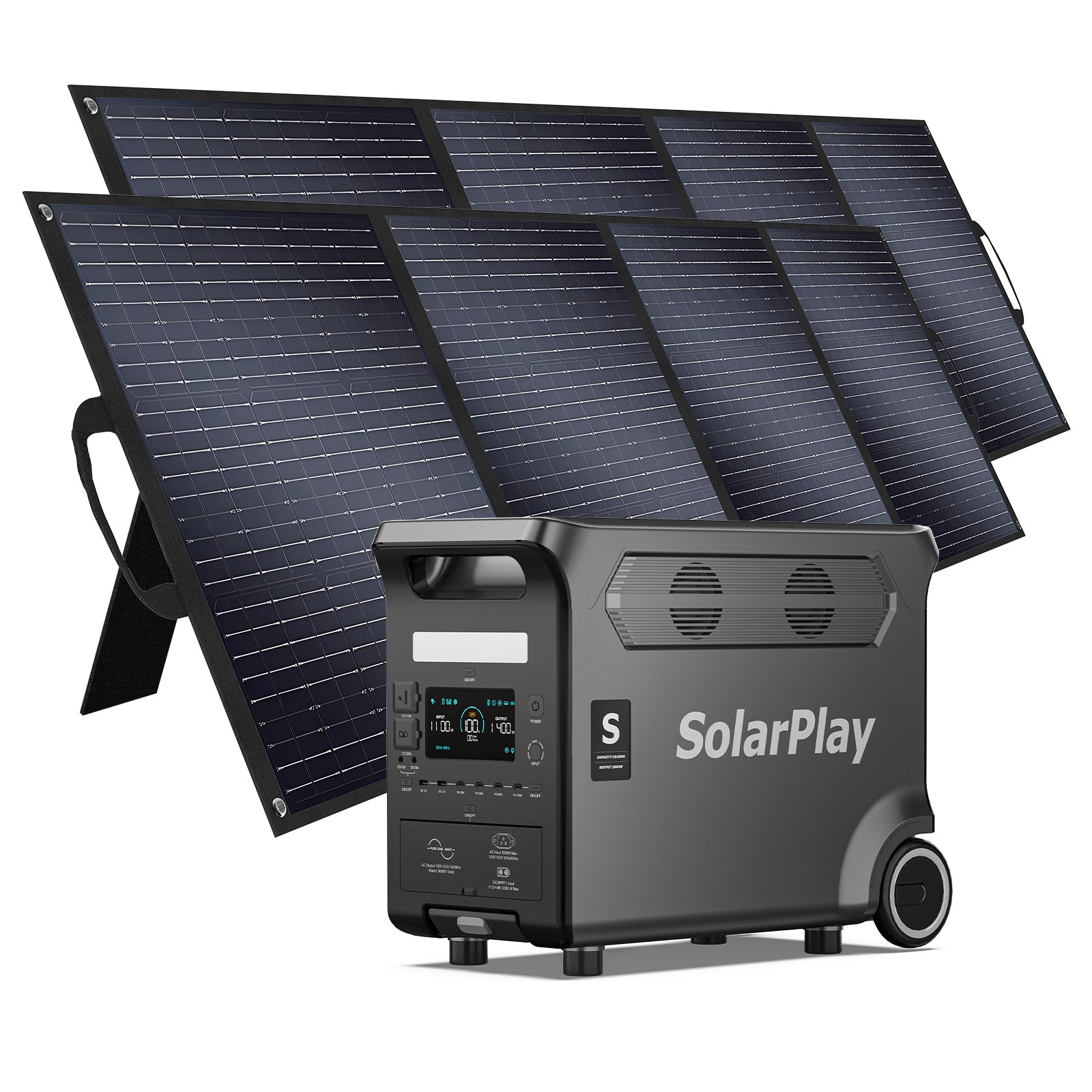 SolarPlay Q3600 Portable Power Station-(3600W/3840Wh)