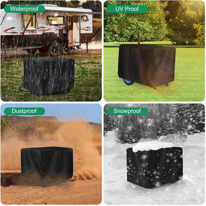 SolarPlay power station dust cover, made of 210D Oxford cloth, offers UV protection and dust protection. Its elastic hem and straps ensure storm protection. A versatile design, it's suitable for portable outdoor generators.
