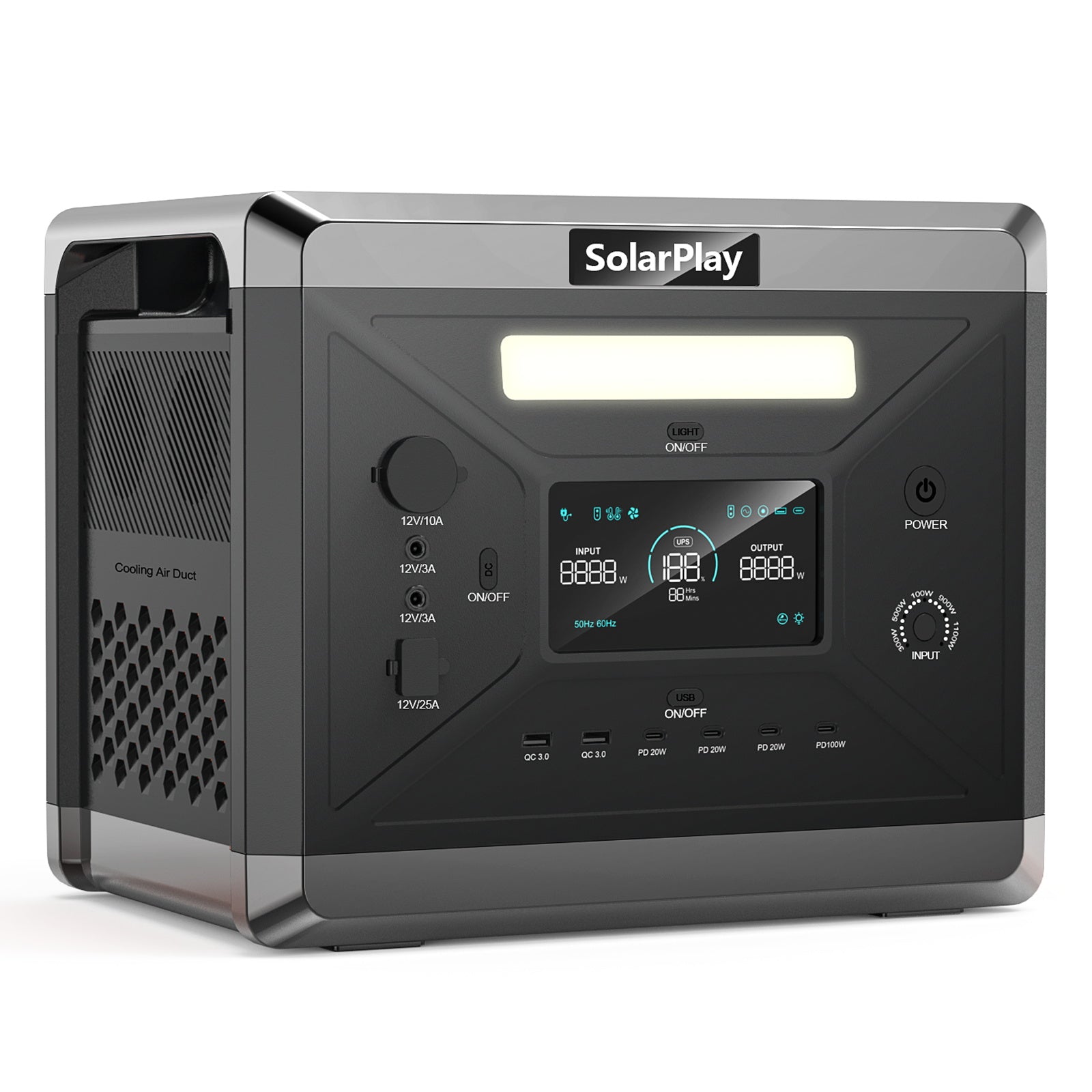 Q2501 portable power station solarplay